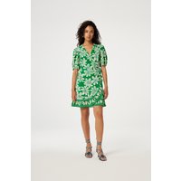 Fabienne Chapot Ariel Dress Green Glow/pool Blue Maat: 34 | Mini Jurken Outlet | Dames | Groen