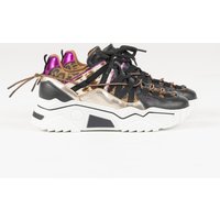 DWRS label Orion Cow Hair On Black / Fuchsia Maat: 41 | Sneakers Outlet | Dames | Zwart
