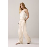 Summum Woman Palazzo Technical Stretch Twill Ivory Maat: 42 | Wijde Broeken Outlet | Dames | Grijs