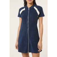 FILA Belfiore Regular Towelling Tennis Dress Black Iris-egret Maat: XS | Blousejurken Outlet | Dames | Blauw