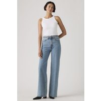 Levi's Ribcage Wide Leg Belted Jeans Maat: W29L34 | Wijde Broeken Outlet | Dames | Blauw
