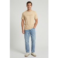 Cars Jeans Kohas Ts Sand Maat: L | Basic T-Shirts Outlet | Heren | Beige