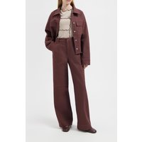 We Are Labels Nous Sommes Labels – Dana Denim Jacket Burgundy Maat: L | Spijkerjassen Outlet | Dames | Bordeaux