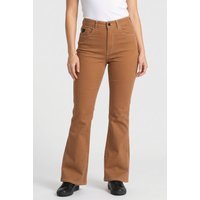 Lois Riley-mn 7046 Montana Contrast Caramel Spread Maat: W25L32 | Wijde Broeken Outlet | Dames | Bruin