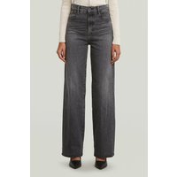G-Star Deck 2.0 High Loose Jeans Black Maat: W26L32 | Wijde Broeken Outlet | Dames | Grijs
