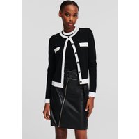 Karl Lagerfeld Classic Longsleeve Cardigan Black Maat: S | Longsleeves Outlet | Dames | Zwart