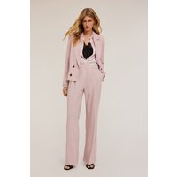 Motivi Palazzo Trousers With Pleats Pink Maat: 40 | Pantalons Outlet | Dames | Roze