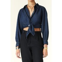 BA&SH Chemise Leria Bluejeans Maat: XL | Overhemden Outlet | Dames | Blauw