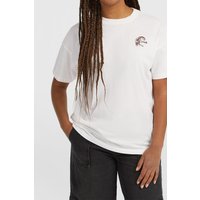 O'Neill O'riginals Back Print T-shirt Snow White Maat: XS | Tops Outlet | Dames | Wit