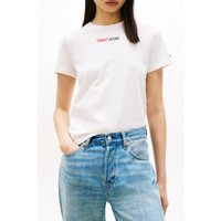 Tommy Hilfiger Tjw Regular Essential T-shirt Ecru Maat: 1XL | Tops Outlet | Dames | Wit
