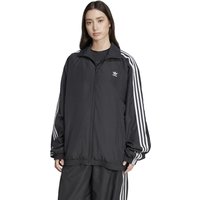 Adidas Originals Firebird Oversized Tracktop Black Maat: L | Sport Jassen Outlet | Dames | Zwart