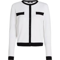 Karl Lagerfeld Classic Lslv Cardigan White Maat: S | Cardigans Outlet | Dames | Wit