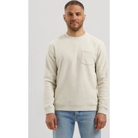 Dstrezzed Ds_damien Crewneck Silver Birch Maat: S | Longsleeves Outlet | Heren | Beige