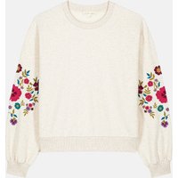 Louise Misha Sweatshirt Judith Heather Cream Maat: XL | Longsleeves Outlet | Dames | Beige