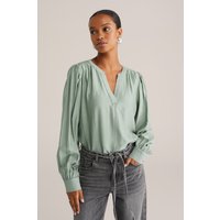 We Fashion Blouse Light Green Maat: S | Longsleeves Outlet | Dames | Groen