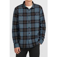 O'Neill Must-have Flannel Shirt Blue Flannel Check Maat: M | Casual Overhemden Outlet | Heren | Zwart
