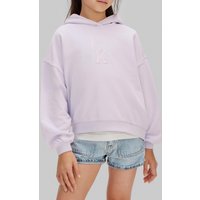 Calvin Klein Girls Ck Hooded Sweatshirt Island Lilac Maat: 10 | Sportkleding Outlet | Unisex | Paars