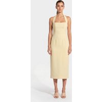 Odd Muse Halter Midi Dress Lemon Maat: XXXL | Midi Jurken Outlet | Dames | Geel