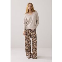 Summum Woman Oversized Sweater Wool Elastane Blend Knit Ash Maat: L | Sweaters Outlet | Dames | Grijs
