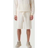 GUESS Eco Jacquard Shorts Pearl White Primitiv Maat: L | Korte Broeken Outlet | Heren | Wit