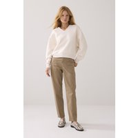 Summum Woman Tapered Aurora Stretch Twill Funghi Maat: 44 | Chino's Outlet | Dames | Beige