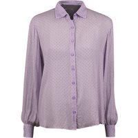 Stenströms Amanda Shirt Volume Sleeve Light Purple Pattern Maat: 34 | Blouses Outlet | Dames | Paars
