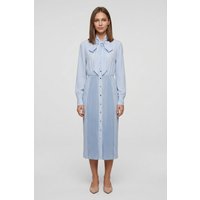 Karl Lagerfeld Pleated Shirt Dress Kentucky Blue Maat: 38 | Blousejurken Outlet | Dames | Blauw