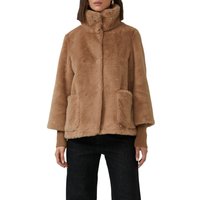 s.Oliver Jackets Outdoor Beige Maat: 44 | Faux-Fur Jassen Outlet | Dames | Beige