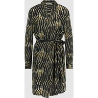 Circle of Trust Joanna Dress Bronze Tiger Maat: L | Blousejurken Outlet | Dames | Zwart