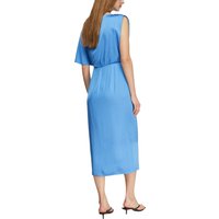 Comma Dresses Blue Maat: 42 | Midi Jurken Outlet | Dames | Blauw
