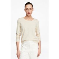 Comma T-shirts Beige Maat: 46 | Longsleeves Outlet | Dames | Beige