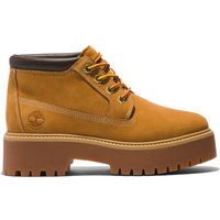 Timberland Mid Lace Up Waterproof Boot Wheat Maat: 37 | Laarzen Outlet | Dames | Bruin