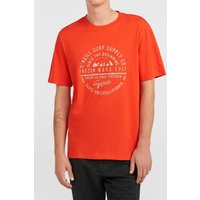 O'Neill Muir T-shirt Flame Maat: XL | T-shirts met Print Outlet | Heren | Oranje
