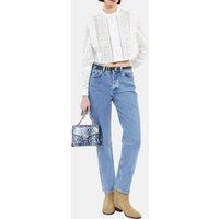 The Kooples Embroidered Long-sleeved Shirt White Maat: 36 | Longsleeves Outlet | Dames | Wit