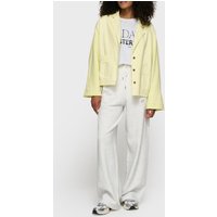10DAYS Boxy Jacket Twill Pastel Yellow Maat: L | Korte Jassen Outlet | Dames | Geel