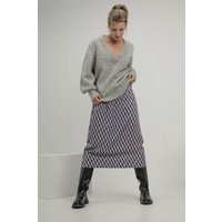 Josephine & Co Sia Skirt Royal Blue Print Maat: 36 | Maxi Rokken Outlet | Dames | Zwart