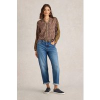 White Stuff Charlie Straight Jean Dark Denim Maat: 14 LONG | Straight Jeans Outlet | Dames | Blauw