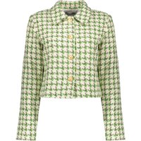 Geisha Jacket Tweed Off-white/green Maat: S | Blazers Outlet | Dames | Wit