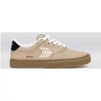 Cariuma Naioca Pro Suede And Canvas Stripe Desert Taupe Maat: 45.5 | Sneakers Outlet | Unisex | Zwart
