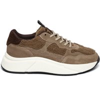 Steve Madden Starlyn Sneakers Taupe/brown Maat: 40 | Sneakers Outlet | Dames | Beige