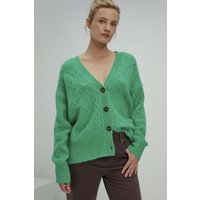 Josephine & Co Seth Cardigan Parrot Green Maat: XS | Gebreide Truien Outlet | Dames | Groen