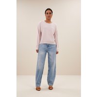 By-Bar Holly Ls Pullover Oyster Maat: M | Sweaters Outlet | Dames | Roze