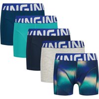 Vingino Boys Bwo26-uni 5-pack Boxer Multicolor Blue Maat: S | Sokken Outlet | Unisex | Blauw