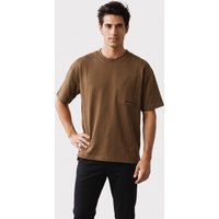 Mizuno Unisex Sl Heavy Ounce T-shirt Dark Olive Maat: M | Outlet | Unisex | Bruin