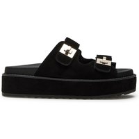 Steve Madden Bigschmona Sandals Black Suede Maat: 41 | Sandalen Outlet | Dames | Zwart