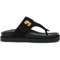 Steve Madden Tuned-in Sandals Black Suede Maat: 42 | Sandalen Outlet | Dames | Zwart