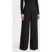 GUESS Nina Tailored Wide L Jet Black A996 Maat: 42 | Pantalons Outlet | Dames | Zwart
