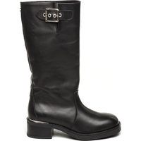 Steve Madden Bonna Boots Black Leather Maat: 39 | Laarzen Outlet | Dames | Zwart