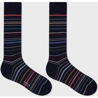 Paul Smith Men Sock Pencil Strp Navy Maat: OS | Sokken Outlet | Heren | Blauw