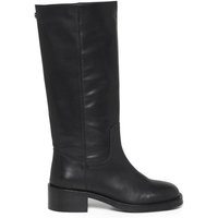 Steve Madden Riggs-e Boots Black Leather Maat: 41 | Laarzen Outlet | Dames | Zwart